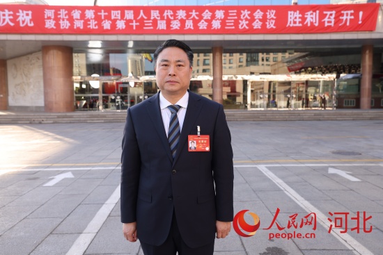 河北省人大代表、邢臺(tái)市委書記楊猛。人民網(wǎng)記者 李兆民攝